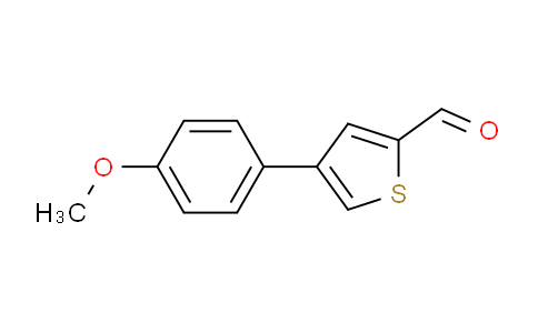CAS No. 82437-74-9, 4-(4-methoxyphenyl)-2-thiophenecarboxaldehyde
