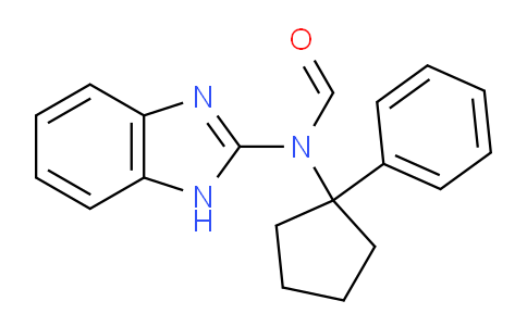CAS No. 82611-65-2, N-(1H-benzimidazol-2-yl)-N-(1-phenylcyclopentyl)formamide