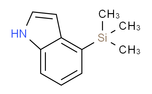 CAS No. 82645-11-2, 4-(Trimethylsilyl)-1H-indole