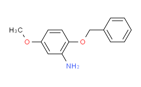 CAS No. 82780-77-6, 5-methoxy-2-phenylmethoxyaniline
