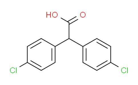 CAS No. 83-05-6, 2,2-bis(4-chlorophenyl)acetic acid