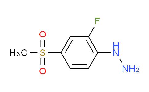CAS No. 832714-48-4, (2-Fluoro-4-(methylsulfonyl)phenyl)hydrazine