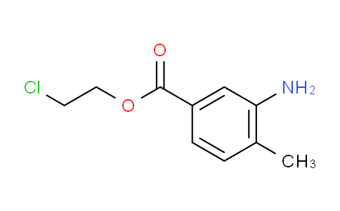 CAS No. 83488-00-0, 2-Chloroethyl 3-amino-4-methylbenzoate