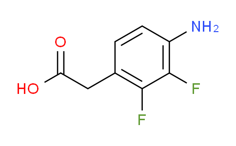 CAS No. 835912-66-8, 2-(4-Amino-2,3-difluorophenyl)acetic acid