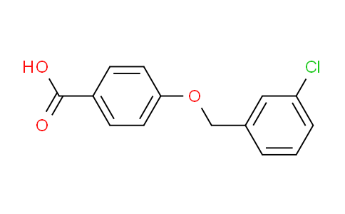 CAS No. 84403-70-3, 4-((3-Chlorobenzyl)oxy)benzoic acid