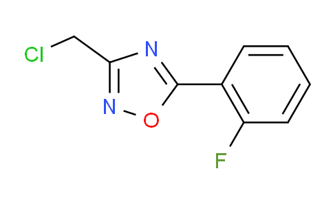 CAS No. 844499-00-9, 3-(Chloromethyl)-5-(2-fluorophenyl)-1,2,4-oxadiazole