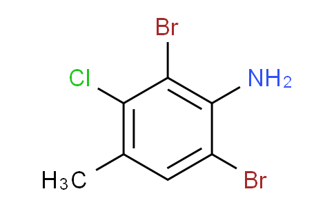 CAS No. 84483-22-7, 2,6-Dibromo-3-chloro-4-methylaniline