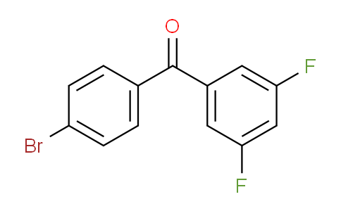 CAS No. 844879-03-4, (4-bromophenyl)-(3,5-difluorophenyl)methanone