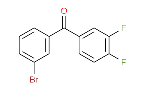 CAS No. 844879-35-2, (3-bromophenyl)-(3,4-difluorophenyl)methanone