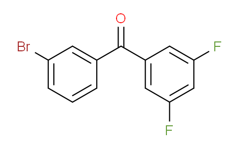 CAS No. 844879-37-4, 3-Bromo-3',5'-difluorobenzophenone