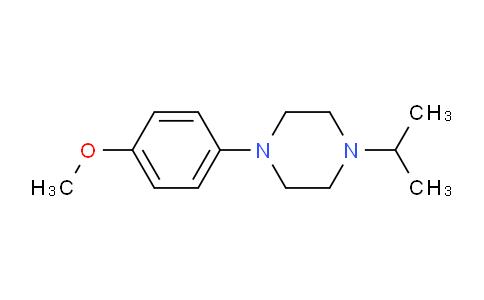 CAS No. 84499-46-7, 1-(4-methoxyphenyl)-4-propan-2-ylpiperazine