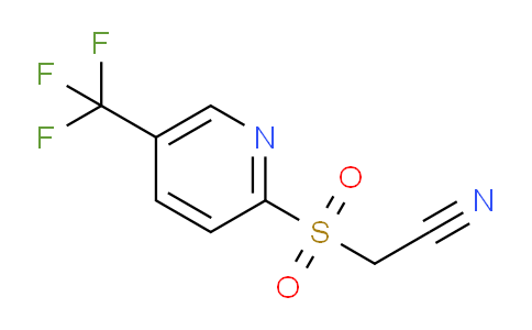 CAS No. 845266-24-2, 2-[[5-(trifluoromethyl)-2-pyridinyl]sulfonyl]acetonitrile