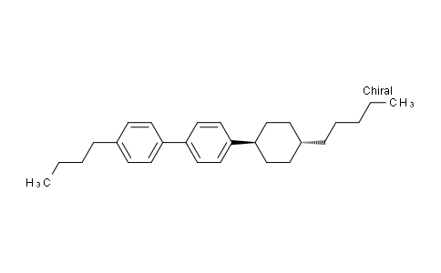CAS No. 84540-36-3, 4-Butyl-4'-(trans-4-pentylcyclohexyl)-1,1'-biphenyl