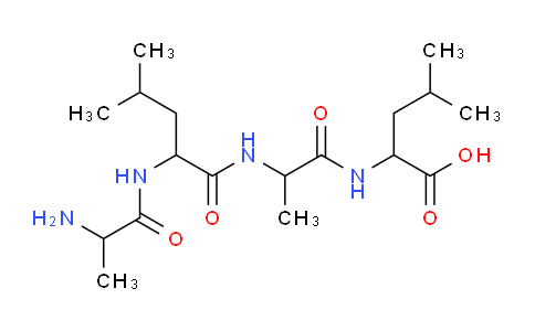 CAS No. 84676-48-2, 2-[[2-[[2-[(2-amino-1-oxopropyl)amino]-4-methyl-1-oxopentyl]amino]-1-oxopropyl]amino]-4-methylpentanoic acid