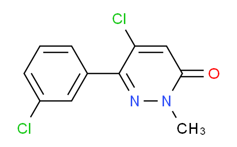 CAS No. 849021-00-7, 5-Chloro-6-(3-chlorophenyl)-2-methylpyridazin-3(2H)-one
