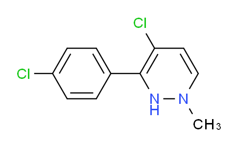 CAS No. 849021-02-9, 5-chloro-6-(4-chlorophenyl)-2-methyl-1H-pyridazine