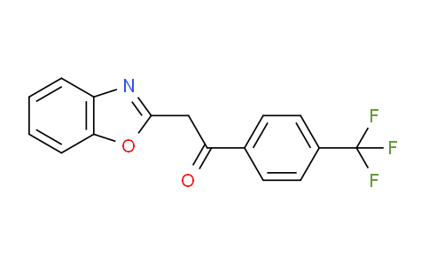 CAS No. 849021-35-8, 2-(Benzo[d]oxazol-2-yl)-1-(4-(trifluoromethyl)phenyl)ethanone