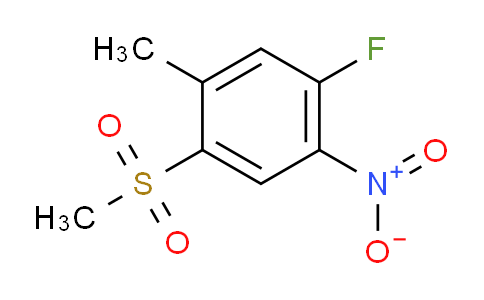 CAS No. 849035-74-1, 1-Fluoro-5-methyl-4-(methylsulfonyl)-2-nitrobenzene