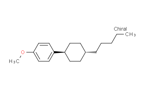 CAS No. 84952-30-7, 1-Methoxy-4-(trans-4-pentylcyclohexyl)benzene