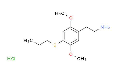 CAS No. 850140-15-7, 2-[2,5-dimethoxy-4-(propylthio)phenyl]ethanamine hydrochloride