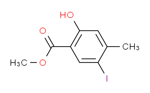 CAS No. 850146-80-4, Methyl 2-hydroxy-5-iodo-4-methylbenzoate