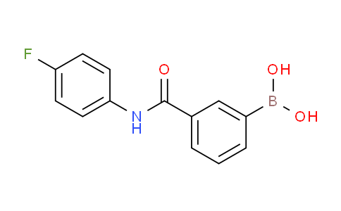 CAS No. 850567-35-0, (3-((4-Fluorophenyl)carbamoyl)phenyl)boronic acid