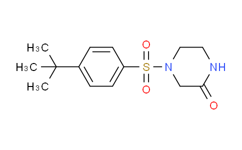 CAS No. 851215-92-4, 4-(4-tert-butylphenyl)sulfonyl-2-piperazinone