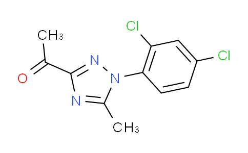 CAS No. 854737-98-7, 3-Acetyl-1-(2,4-dichlorophenyl)-5-methyl-1,2,4-triazole
