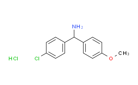 CAS No. 856355-54-9, (4-Chlorophenyl)(4-methoxyphenyl)methanamine hydrochloride