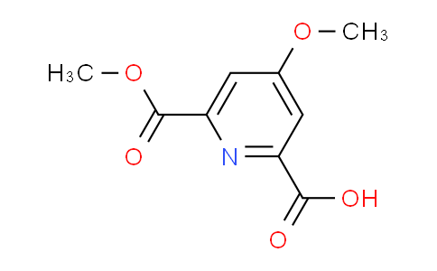 CAS No. 857380-05-3, 4-methoxy-6-methoxycarbonyl-2-pyridinecarboxylic acid