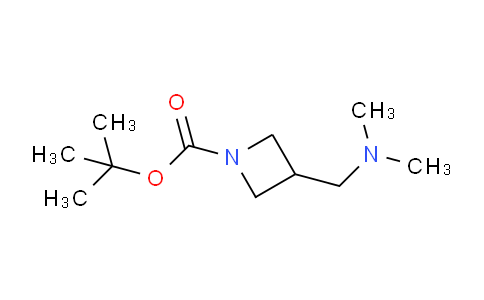 CAS No. 859027-41-1, 3-[(Dimethylamino)methyl]-1-azetidinecarboxylic acid tert-butyl ester