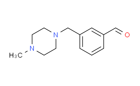 CAS No. 859850-88-7, 3-((4-Methylpiperazin-1-yl)methyl)benzaldehyde