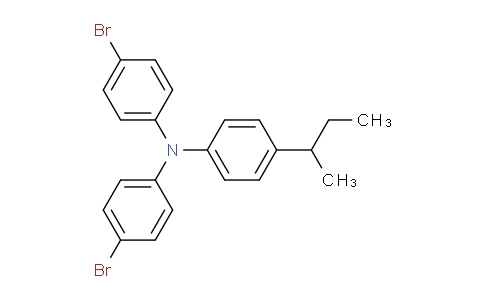 CAS No. 860495-17-6, 4-Bromo-N-(4-bromophenyl)-N-(4-(sec-butyl)phenyl)aniline
