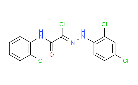 CAS No. 861322-29-4, 2-Chloro-N-(2-chlorophenyl)-2-[2-(2,4-dichlorophenyl)hydrazono]acetamide
