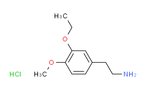 CAS No. 86456-97-5, 2-(3-ethoxy-4-methoxyphenyl)ethanamine hydrochloride