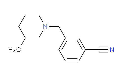 CAS No. 864685-02-9, 3-[(3-methyl-1-piperidinyl)methyl]benzonitrile