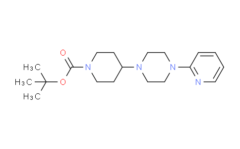 CAS No. 864685-07-4, 4-[4-(2-pyridinyl)-1-piperazinyl]-1-piperidinecarboxylic acid tert-butyl ester