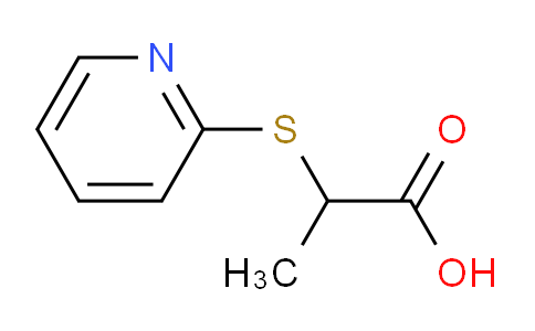 CAS No. 864754-02-9, 2-(2-pyridinylthio)propanoic acid