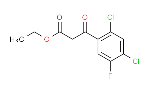 CAS No. 86483-51-4, 3-(2,4-dichloro-5-fluorophenyl)-3-oxopropanoic acid ethyl ester