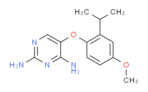 CAS No. 865304-71-8, 5-(2-isopropyl-4-Methoxy-phenoxy)-pyriMidine-2,4-diaMine