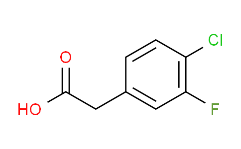 CAS No. 865451-00-9, 4-Chloro-3-fluorophenylaceticacid