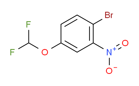 CAS No. 865886-84-6, 1-Bromo-4-(difluoromethoxy)-2-nitro-benzene