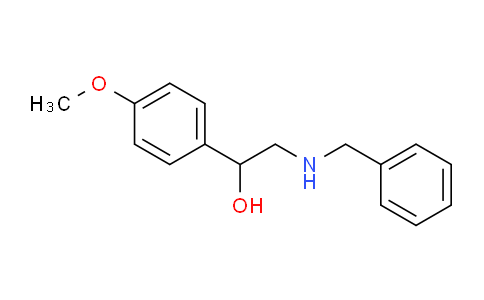 CAS No. 86601-72-1, 1-(4-Methoxyphenyl)-2-[(phenylmethyl)amino]ethanol