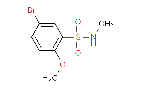 CAS No. 871269-17-9, 5-Bromo-2-methoxy-N-methylbenzenesulfonamide
