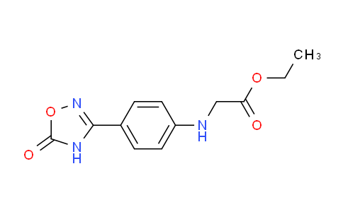 CAS No. 872728-83-1, ethyl 2-[4-(5-oxo-4H-1,2,4-oxadiazol-3-yl)anilino]acetate