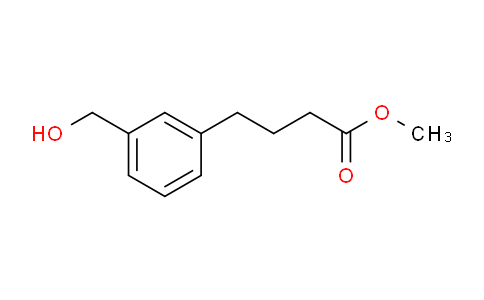 CAS No. 873371-71-2, methyl 4-(3-(hydroxymethyl)phenyl)butanoate
