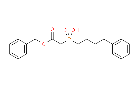 CAS No. 87460-09-1, (2-(Benzyloxy)-2-oxoethyl)(4-phenylbutyl)phosphinic acid