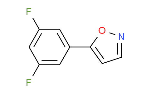 CAS No. 874800-58-5, 5-(3,5-Difluorophenyl)isoxazole