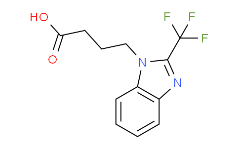 CAS No. 876728-42-6, 4-(2-(Trifluoromethyl)-1H-benzo[d]imidazol-1-yl)butanoic acid