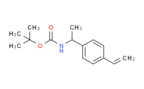 CAS No. 878805-70-0, N-[1-(4-ethenylphenyl)ethyl]carbamic acid tert-butyl ester